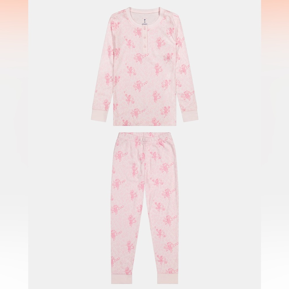 LoveShackFancy X Roller Rabbit Kids Hearts Juniper Pajama Set Limited Edition